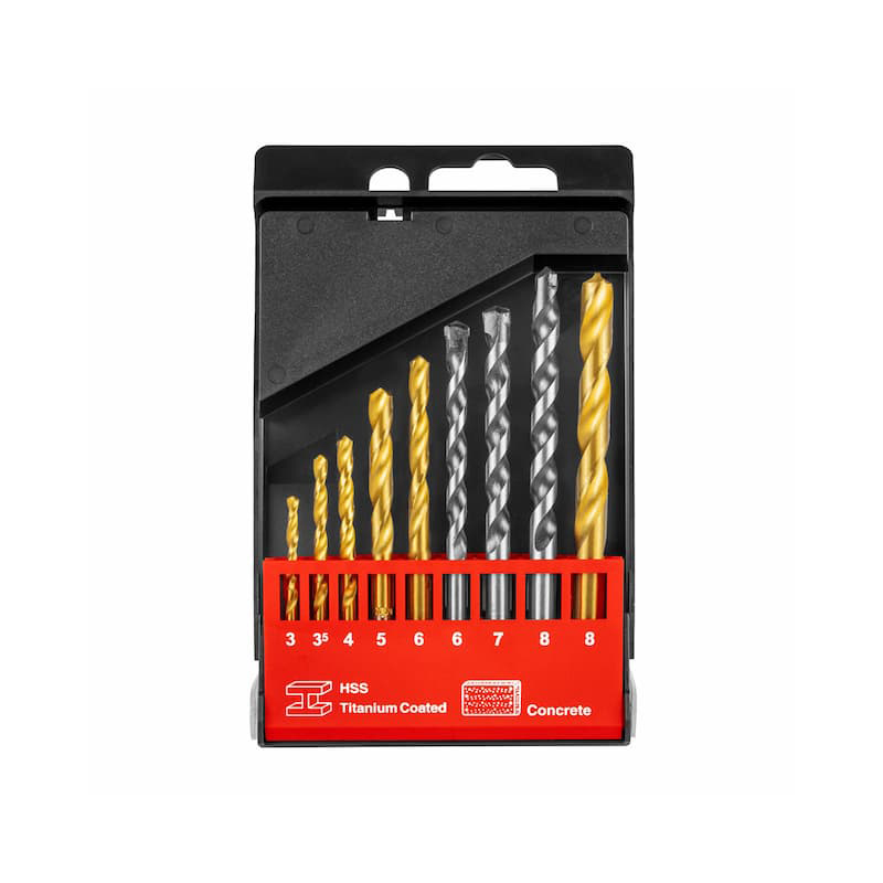 ست مته ترکیبی آهن و بتن رونیکس (RH_5585) (9 عددی)